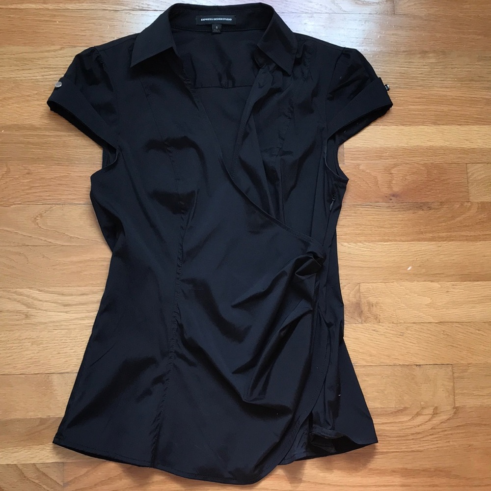 Express black blouse